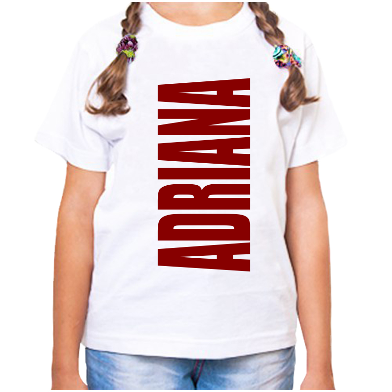 

Футболка девочке белая 24 р-р адриана, Белый, fdd_adriana