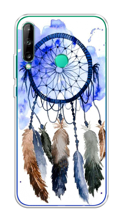 

Чехол на Honor 9C, Huawei P40 Lite E/Y7p "Ловец снов 1", Коричневый;синий, 612550-1