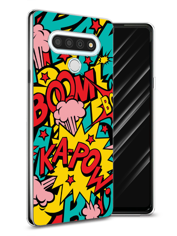 

Чехол Awog на LG Stylo 6 "Постер pop art", Голубой;желтый;красный, 84550-9