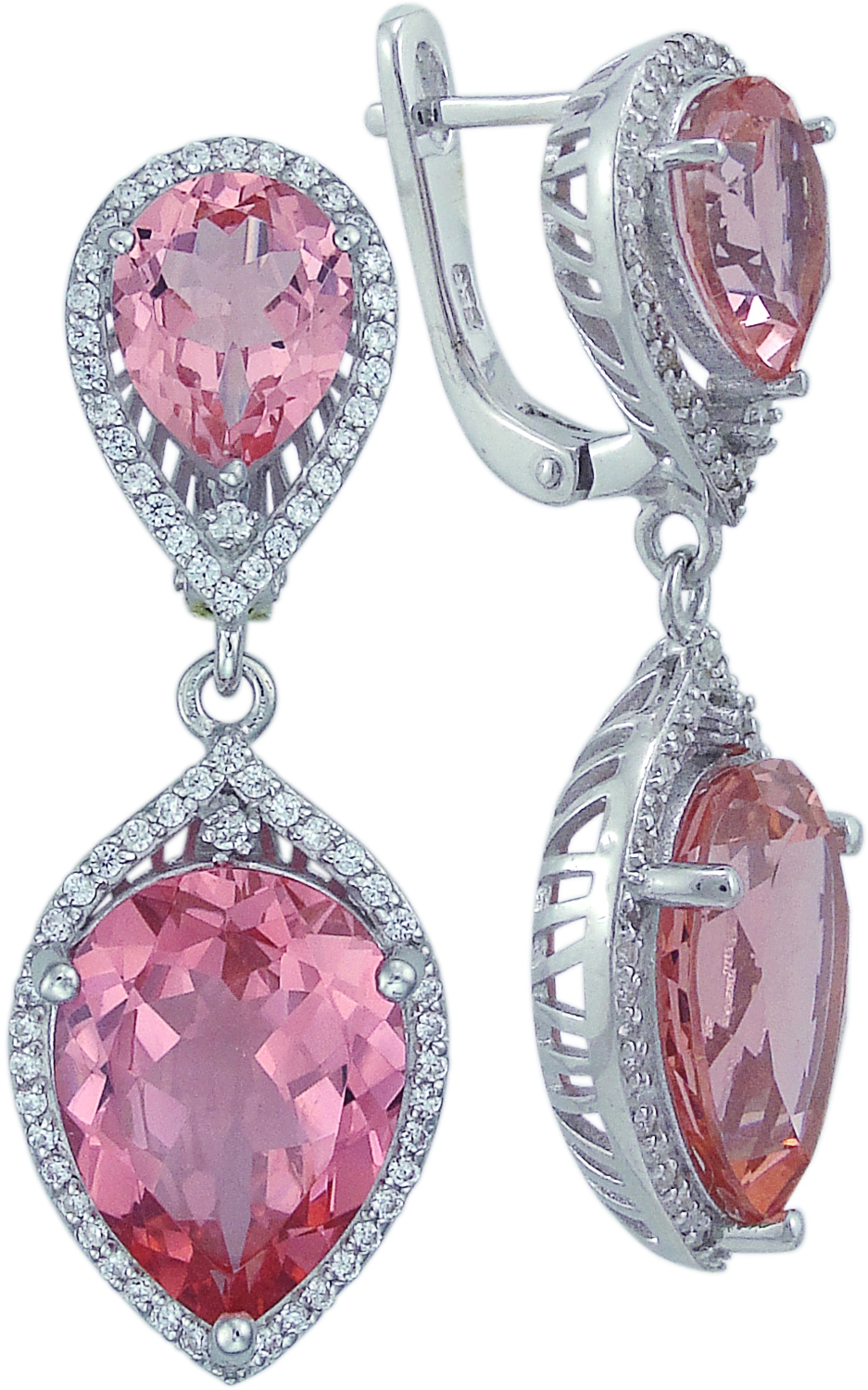 

Серьги из серебра с морганитом Balex Jewellery 2405937315, 2405937315