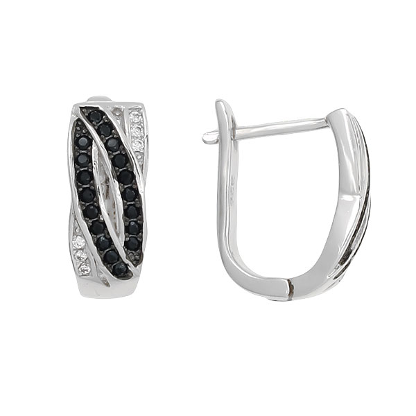 

Серьги из серебра с фианитом Balex Jewellery 2422910244, 2422910244