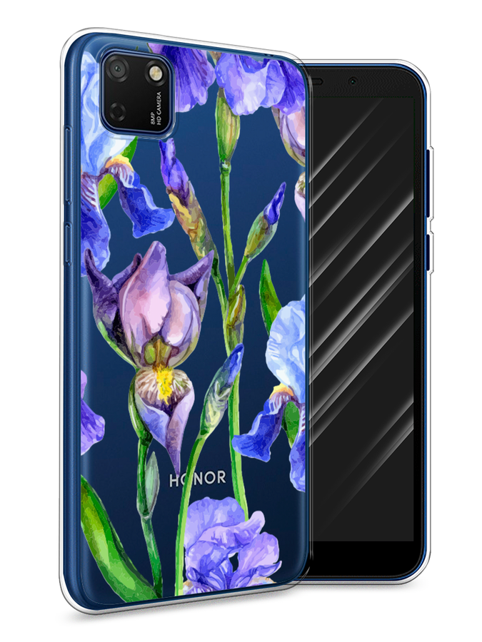 

Чехол Awog на Honor 9S "Синие ирисы", Фиолетовый;голубой;зеленый, 6102650-8