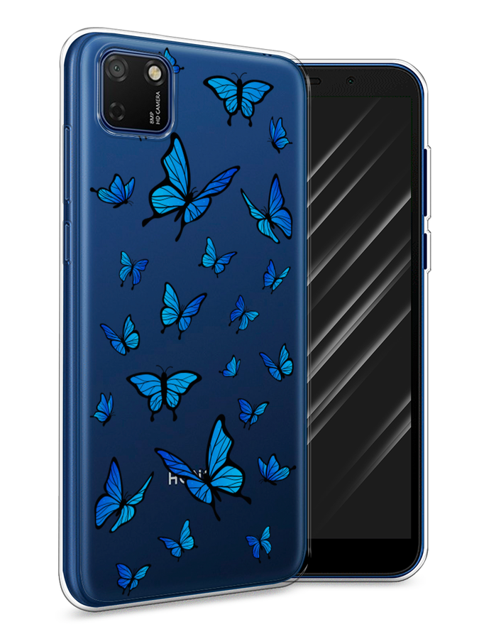 

Чехол Awog на Honor 9S "Синие бабочки", Синий;белый, 6102650-1