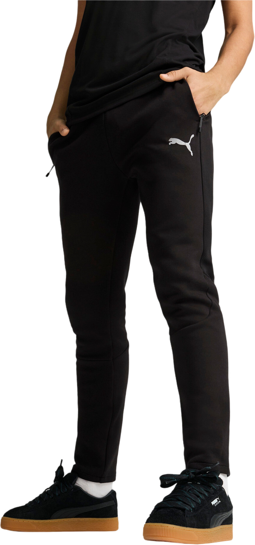 

Спортивные брюки мужские PUMA EVOSTRIPE Pants DK черные XXL, Черный, EVOSTRIPE Pants DK