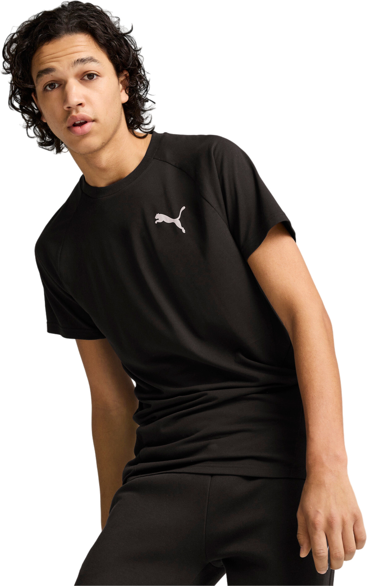 

Футболка мужская PUMA EVOSTRIPE Tee черная S, Черный, EVOSTRIPE Tee