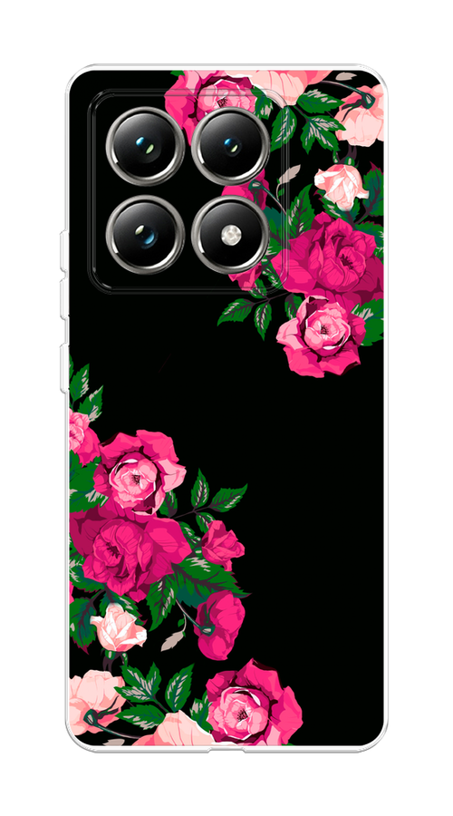 

Чехол на Xiaomi 14T Pro "Розы фуксия", Черный;розовый;зеленый, 323450-1