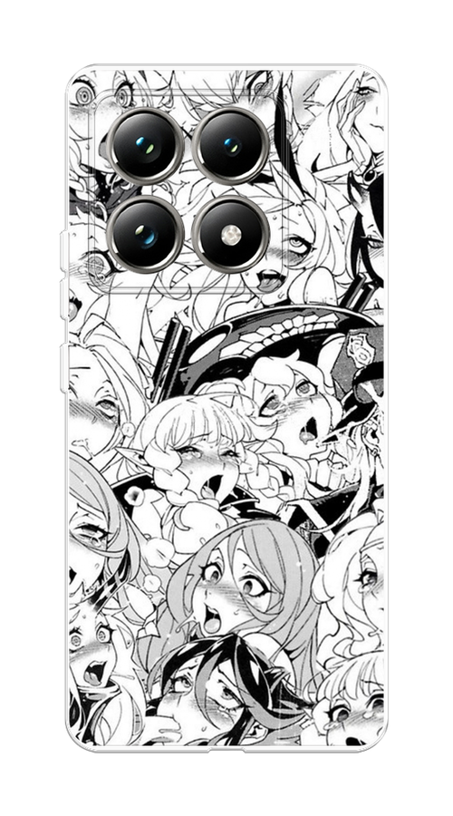

Чехол на Xiaomi 14T Pro "Ахегао манга тян", Черный;белый;серый, 323450-1