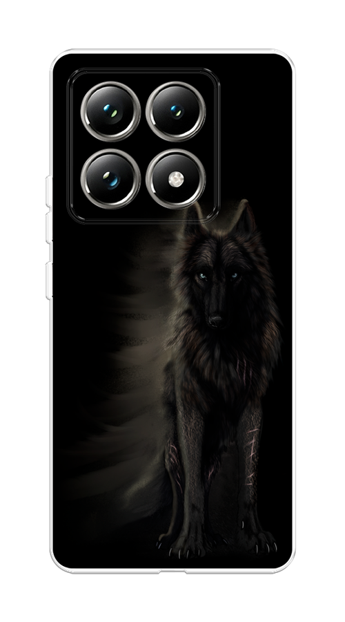 

Чехол на Xiaomi 14T Pro "Туманный волк", Черный, 323450-1