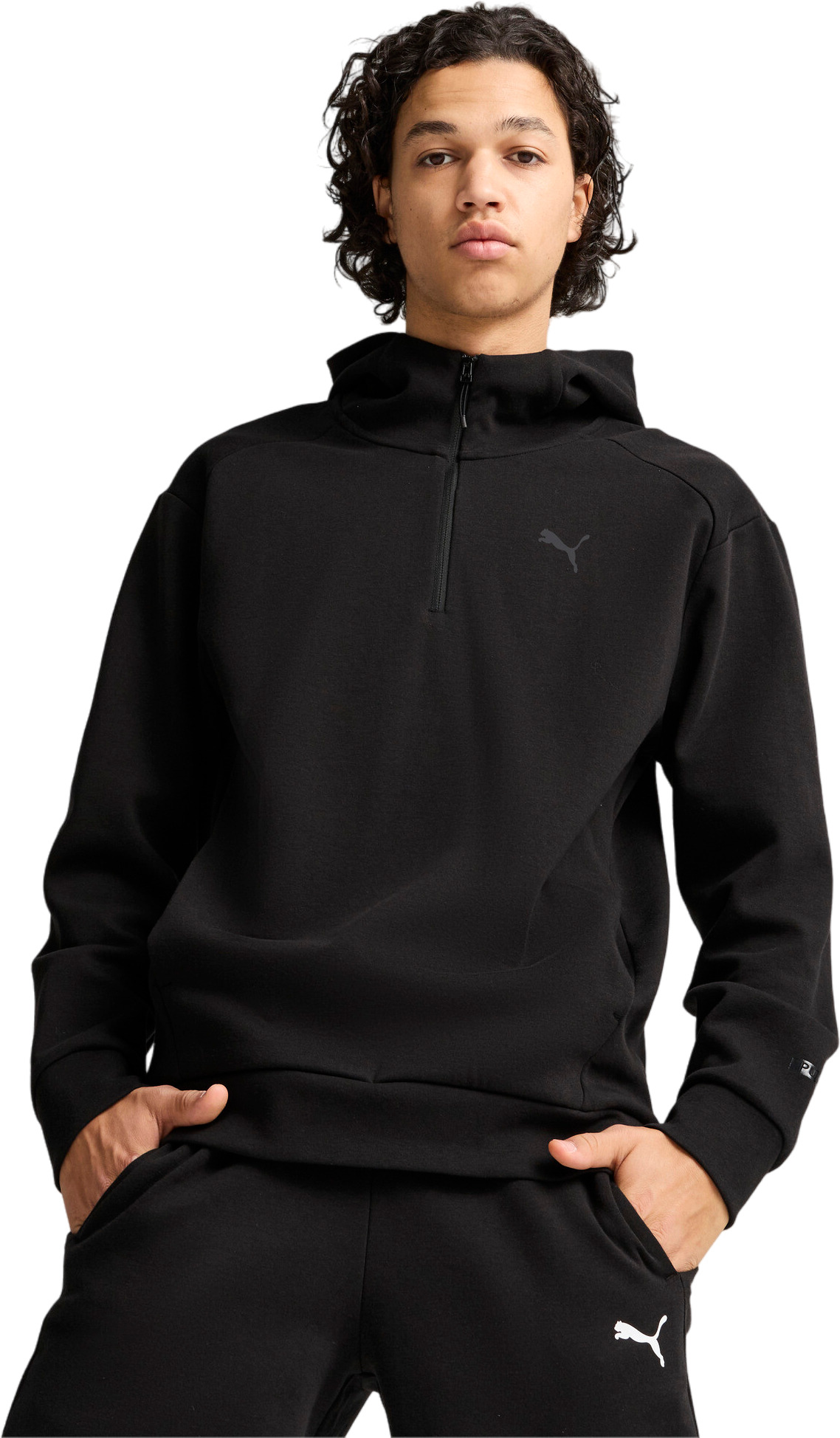 

Худи мужское PUMA RAD/CAL Hooded Half-Zip DK черное S, Черный, RAD/CAL Hooded Half-Zip DK