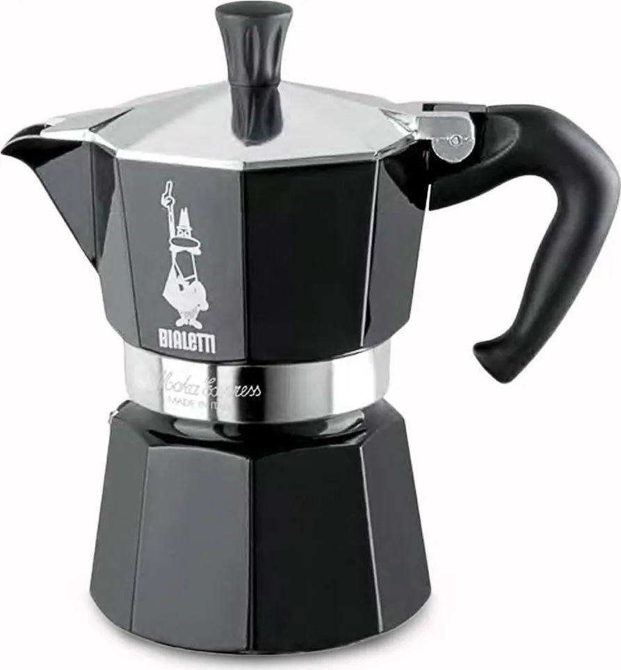 

Гейзерная кофеварка Bialetti "Moka Express", на 6 чаш. (270 мл), Черный