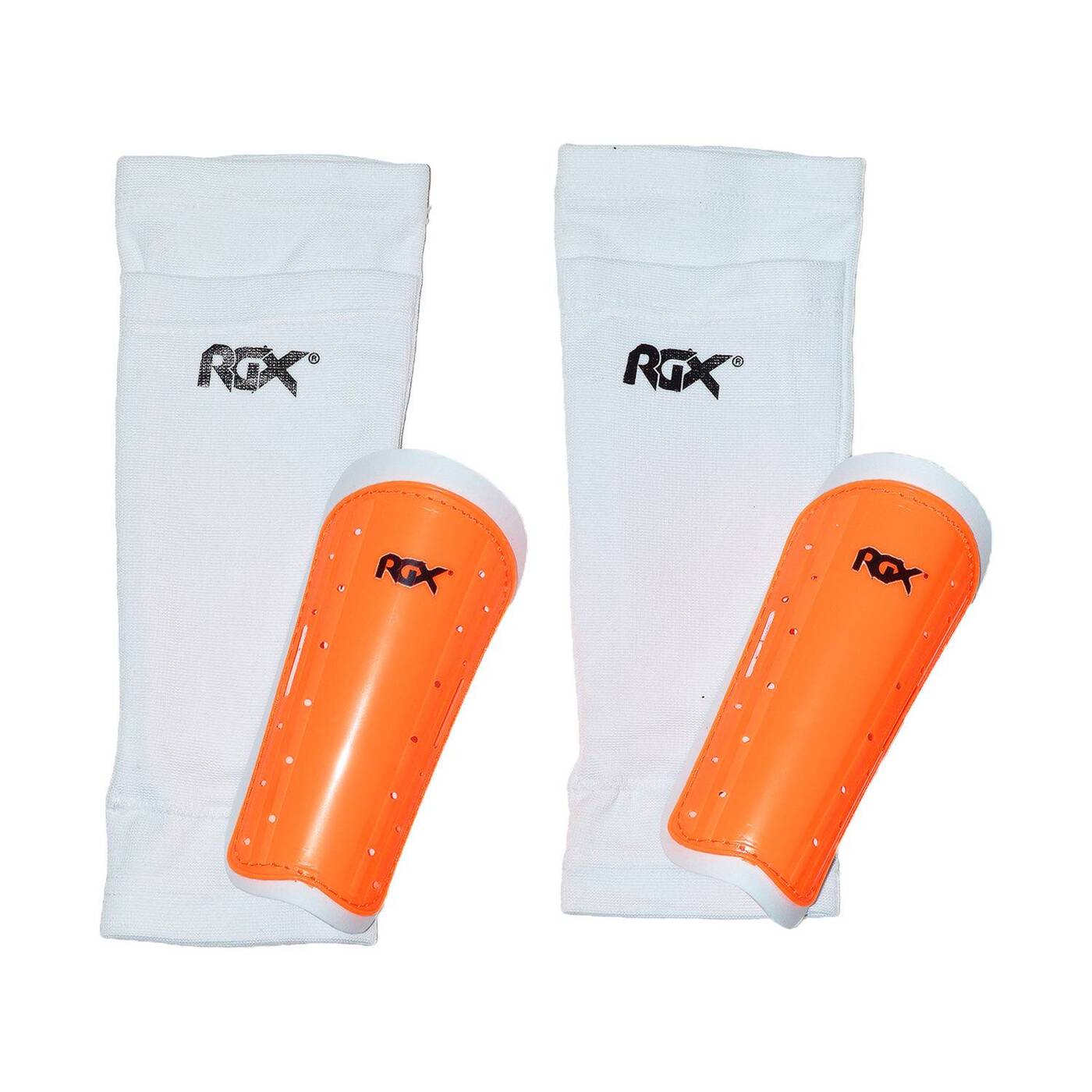 

Футбольные щитки RGX-8400 Белый/Оранжевый (L), RGX-8400