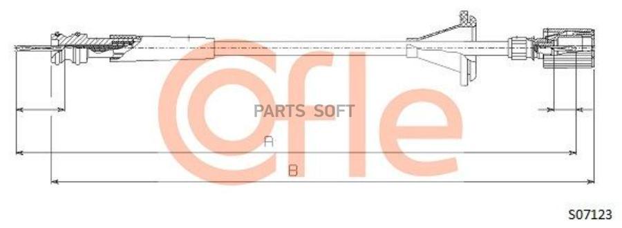 

Трос Спидометра Citroen Jumper Bz 10/14 -2/95 Cofle арт. 92.S07123