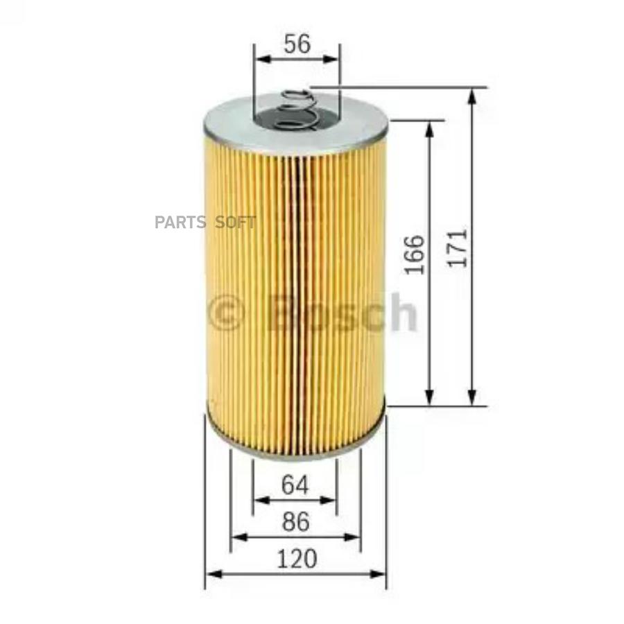 Фильтрующий Элемент Масла Пружиной BOSCH 1457429735