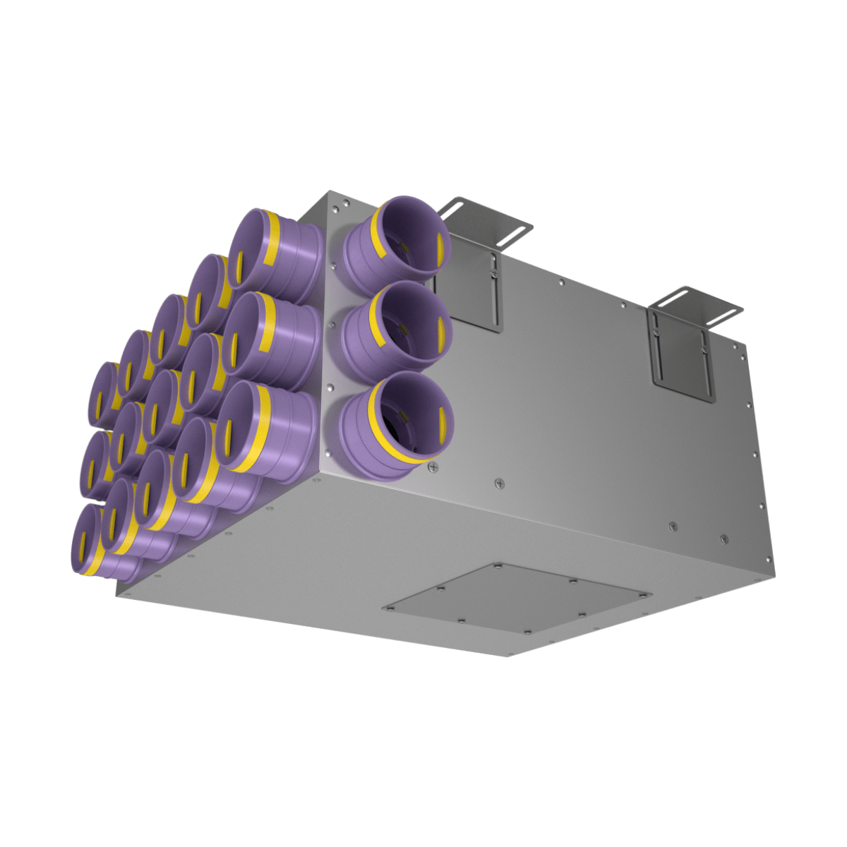 Коллектор маталлический Provent KV 200/75х18 на 18 выходов, 20400063