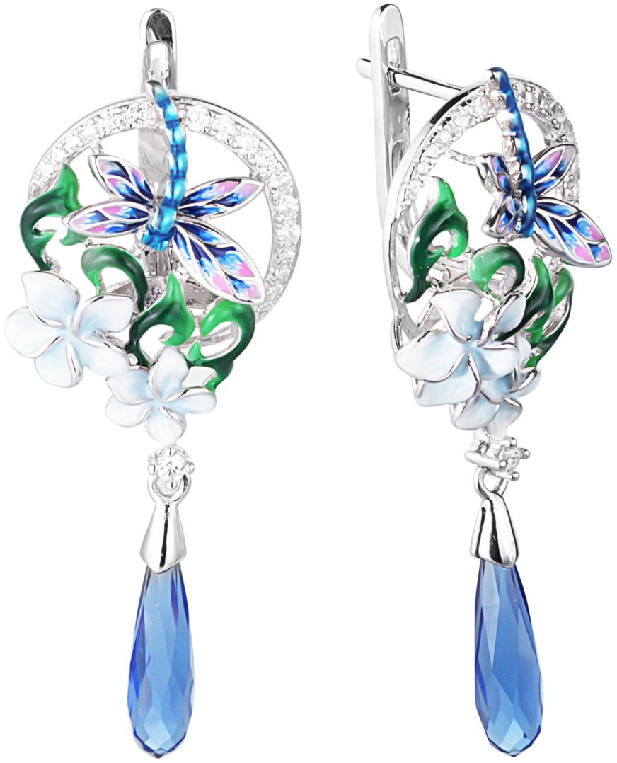 

Серьги из серебра с фианитом Balex Jewellery 2452920021, 2452920021