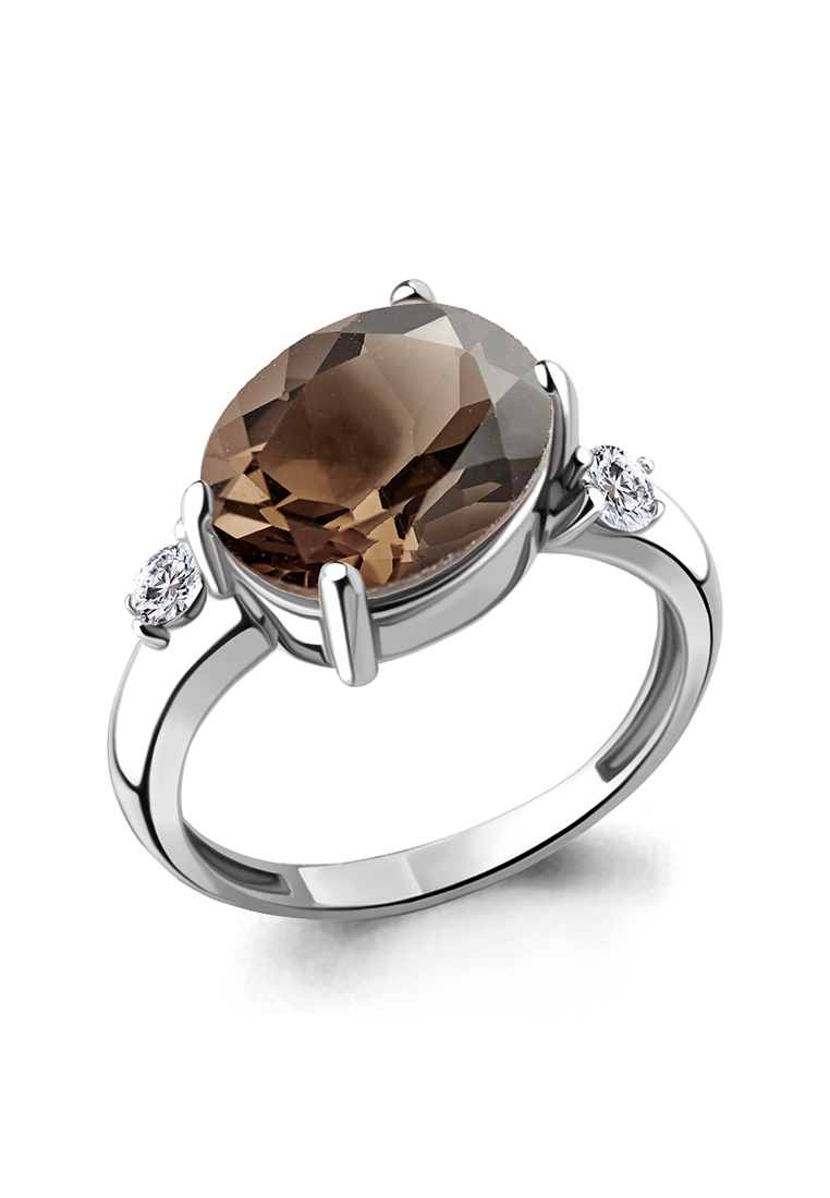 

Кольцо из серебра с кварцем/фианитом р. , Kari Jewelry 6943701А, 6943701А.5