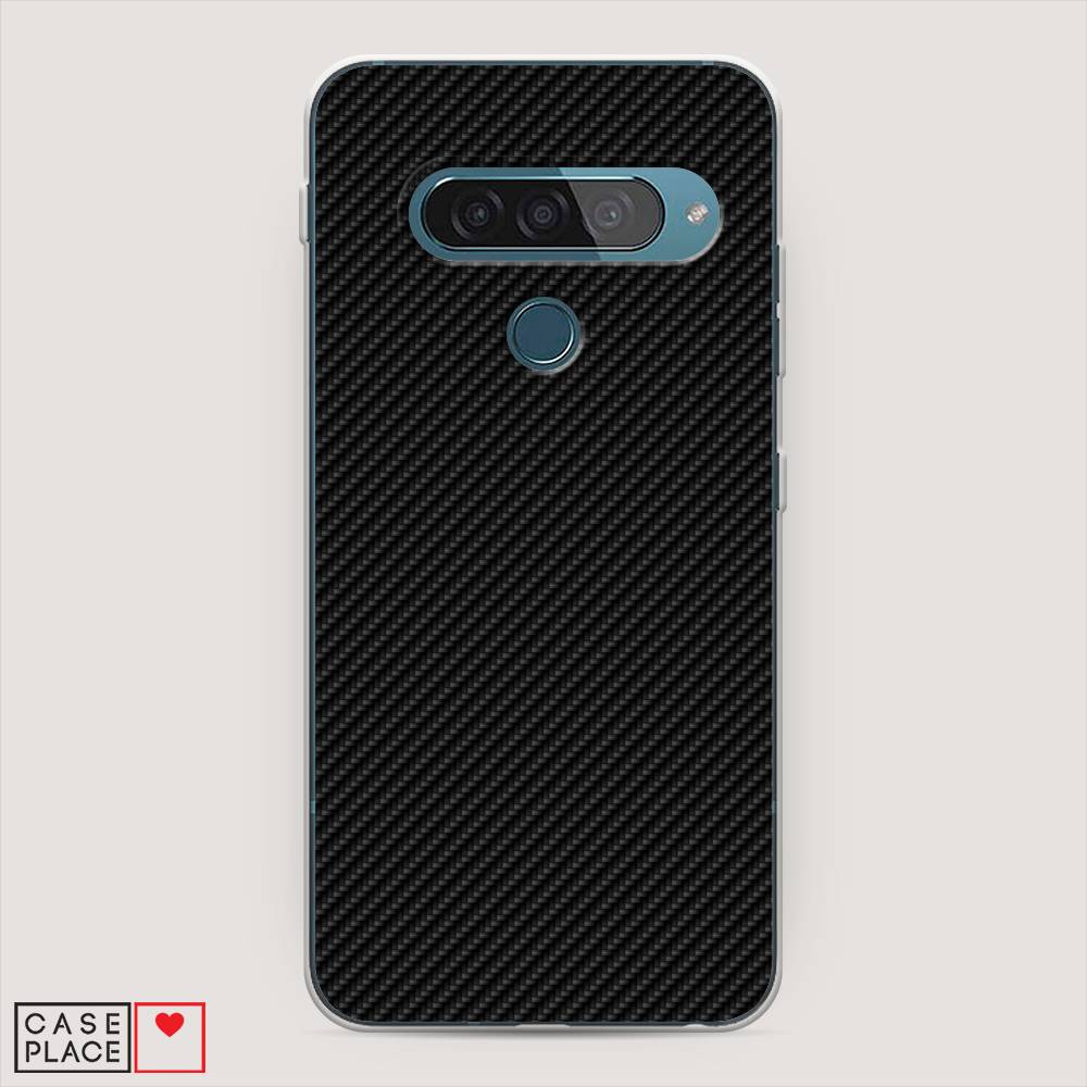 

Чехол Awog "Черный карбон" для LG G8s ThinQ, 84050-3