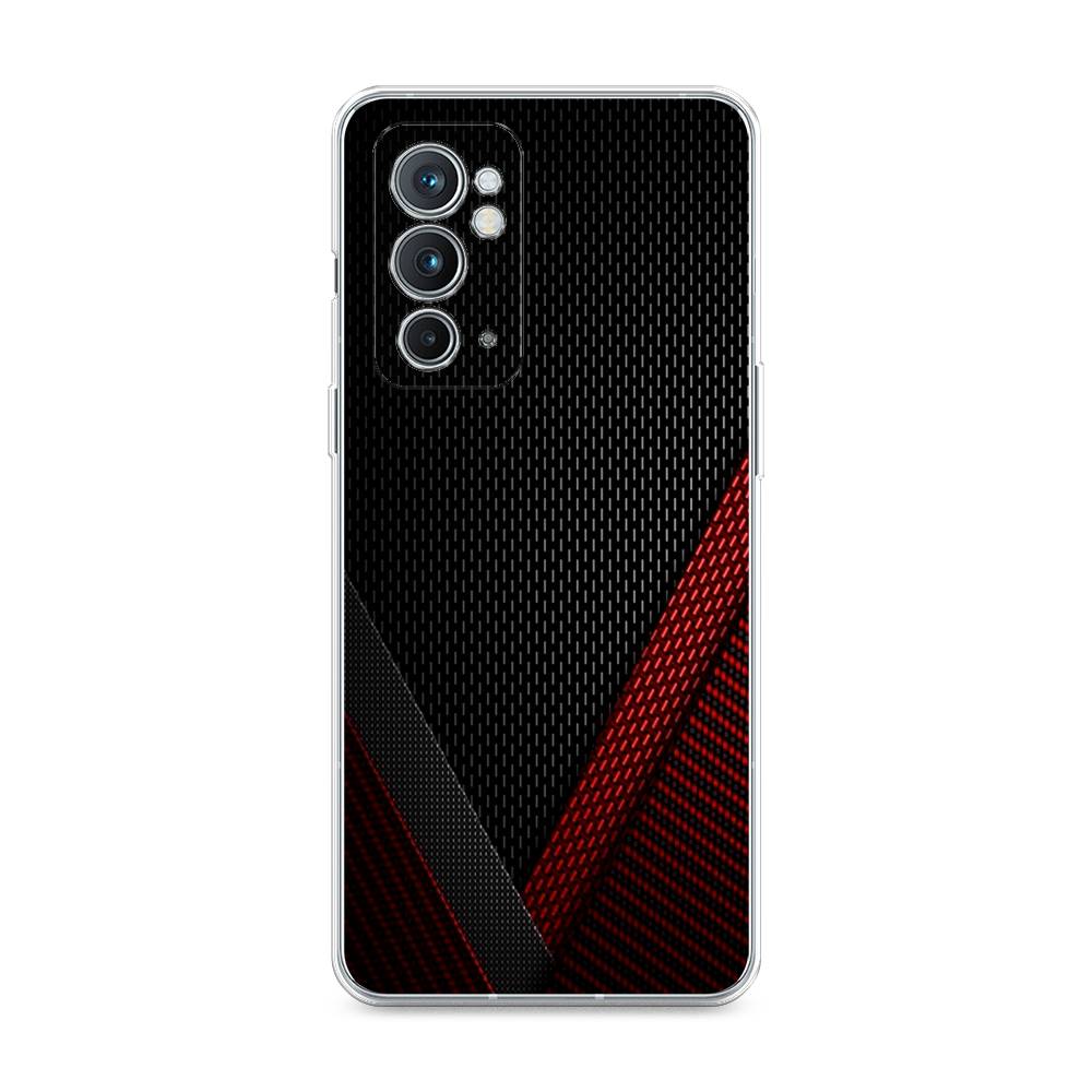 

Чехол Awog на OnePlus 9RT / ВанПлас 9RT "Красный карбон", Черный;красный, 152050-3