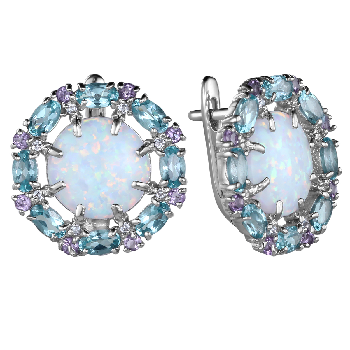 

Серьги из серебра с аметистом Balex Jewellery 2457930033, 2457930033
