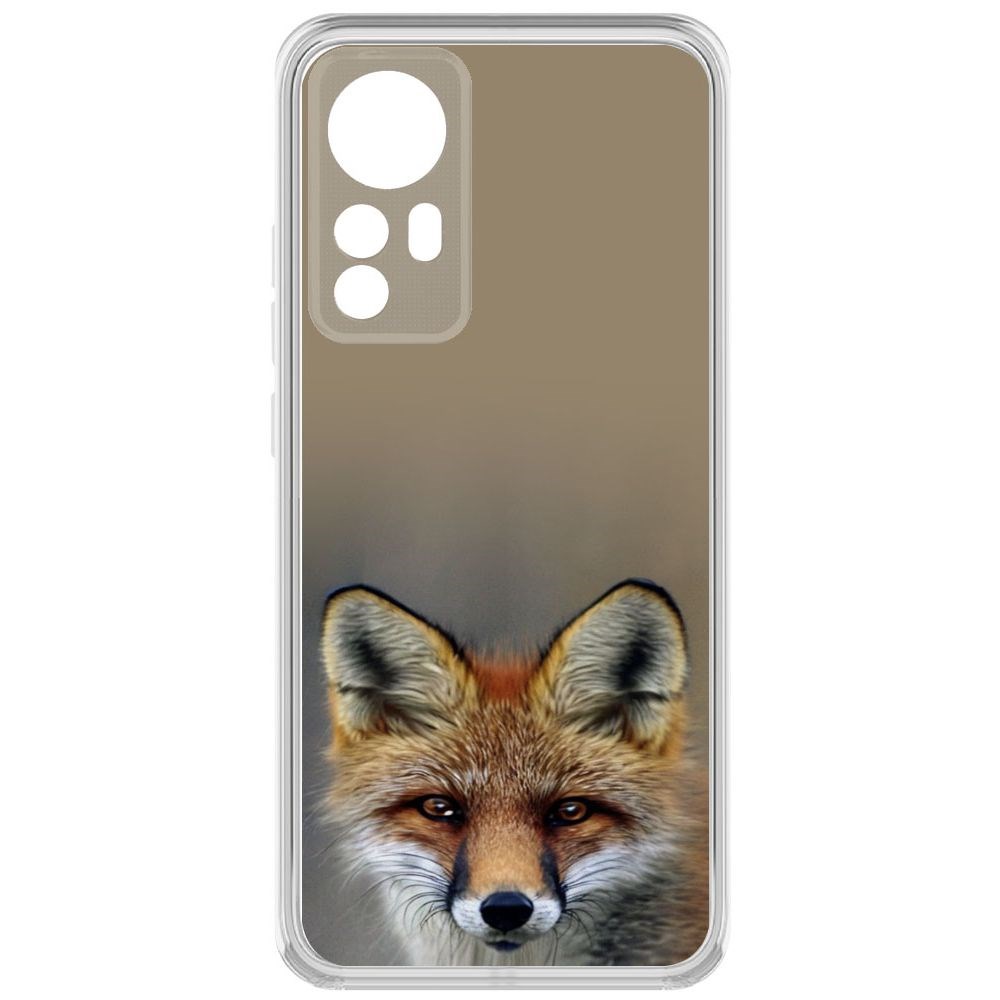 

Чехол-накладка Krutoff Clear Case Нейролиса для Xiaomi 12, Прозрачный
