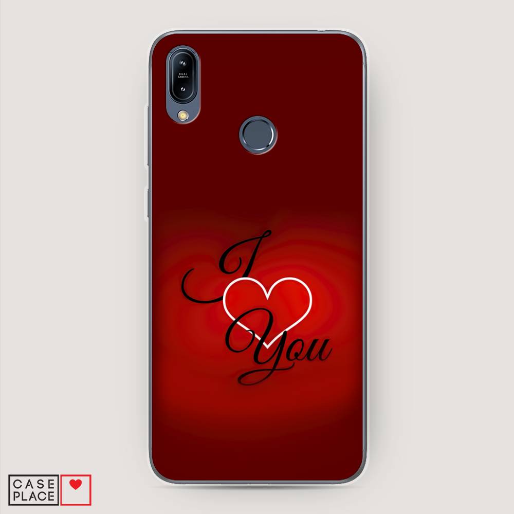 фото Чехол awog "i love you 3" для asus zenfone max m2 zb633kl