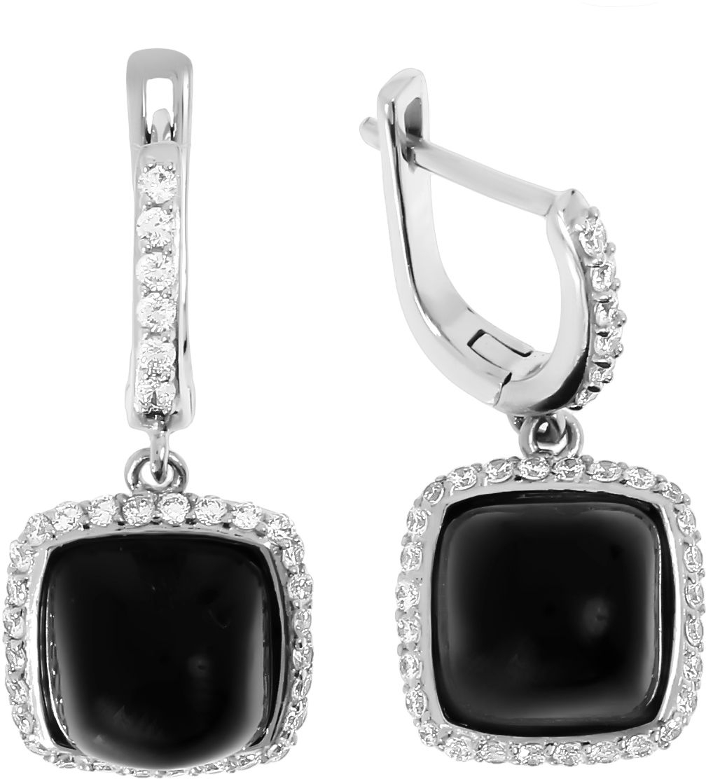 

Серьги из серебра с ониксом Balex Jewellery 2430930068, 2430930068