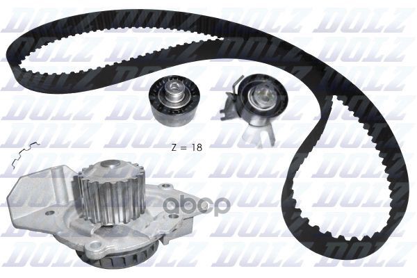 

DOLZ KD106 Водяной насос + комплект зубчатого ремня 1шт
