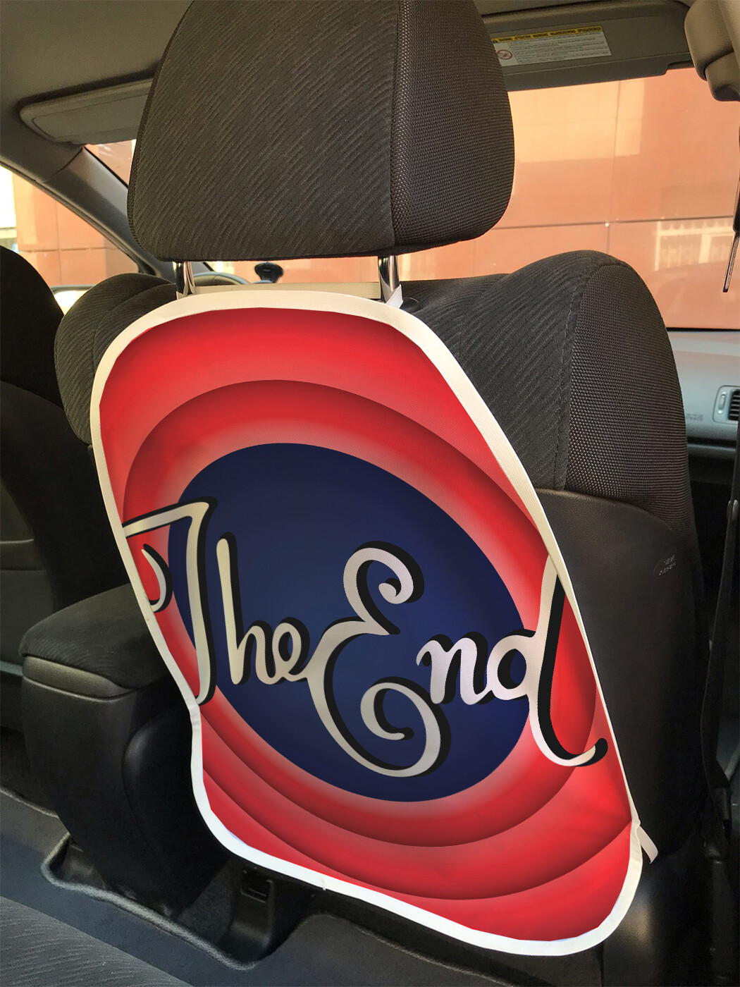 

Накидка на спинку сиденья JoyArty The end, 45х62, The end