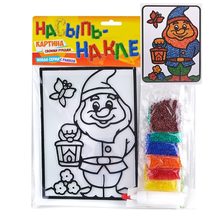 

Фрески Эра Насыпь-наклей Гном, Насыпь-наклей "Гном"