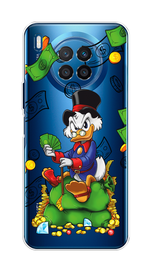 

Чехол на Huawei Nova 8i/Honor 50 lite "Scrooge Richness", Черный;синий;зеленый, 6106450-1