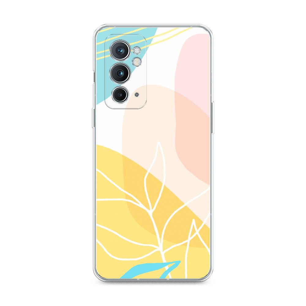 

Чехол Awog на OnePlus 9RT / ВанПлас 9RT "Летнее настроение", Желтый;голубой;розовый, 152050-10