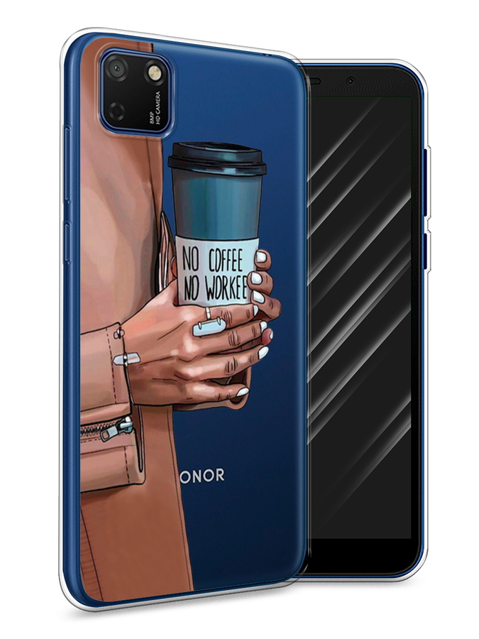

Чехол Awog на Honor 9S "No coffee", Коричневый;серый, 6102650-7