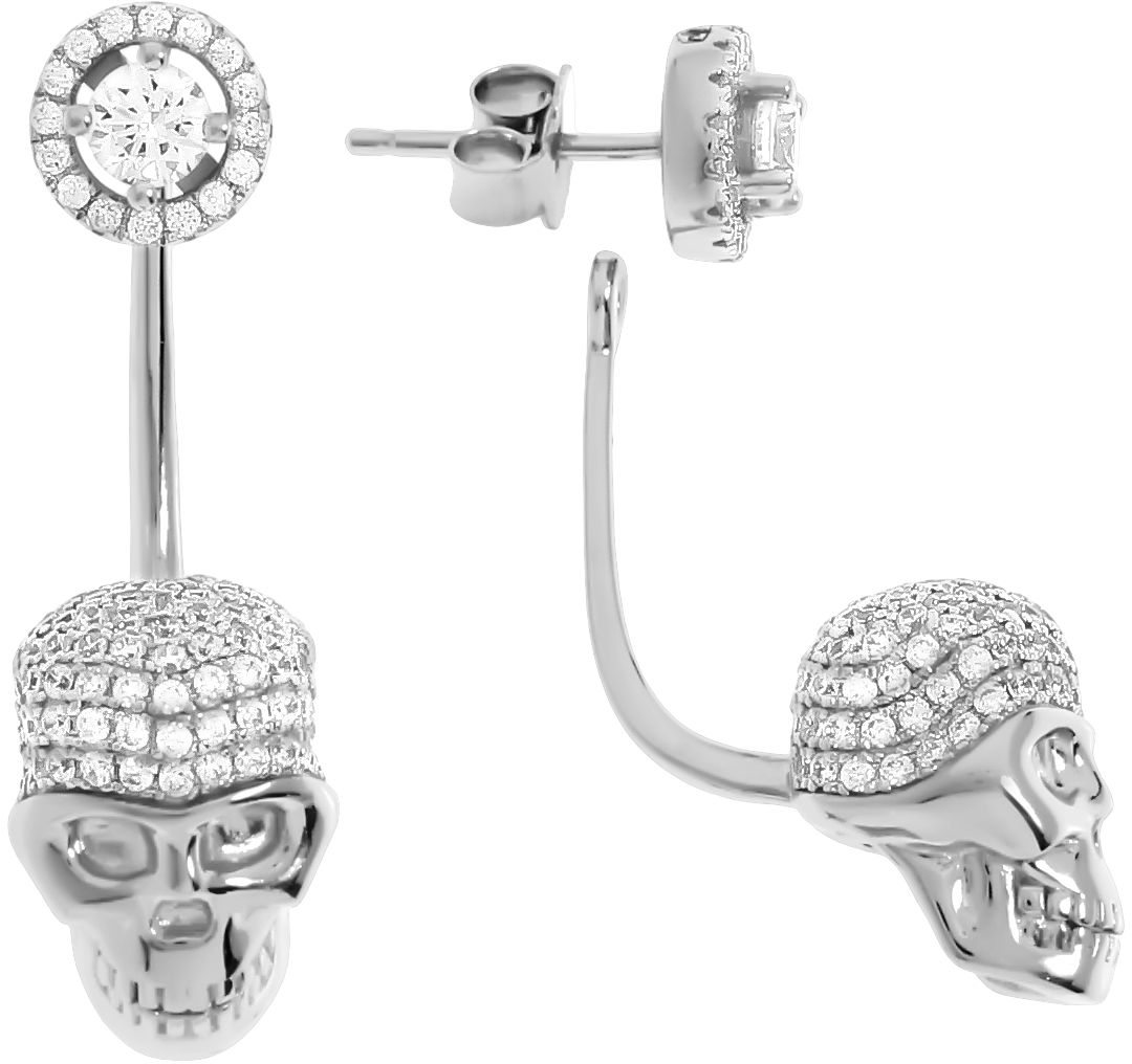 

Серьги из серебра с фианитом Balex Jewellery 2418910423, 2418910423