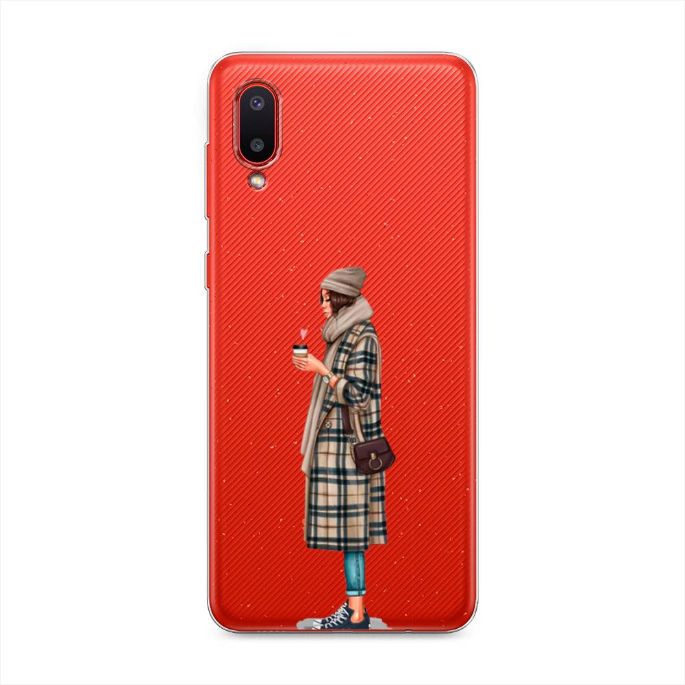 

Чехол на Samsung Galaxy A02 "Утренний кофе", Коричневый;бежевый, 2102550-6