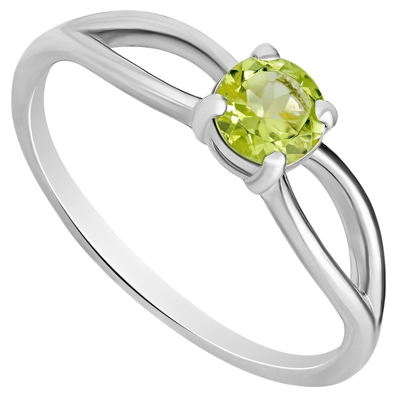 

Кольцо из серебра с хризолитом , LAZURIT-ONLINE 770501, 770501