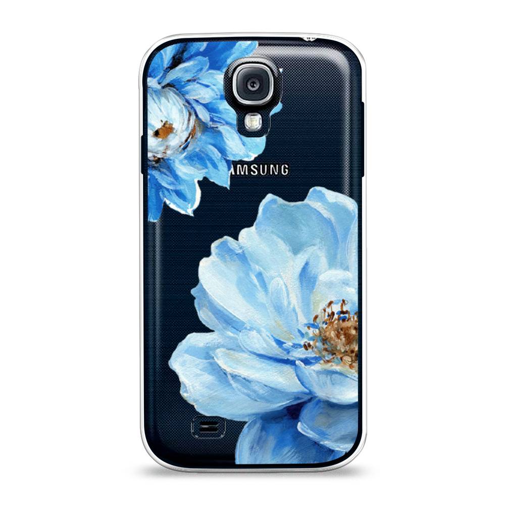 

Чехол Awog на Samsung Galaxy S4 / Самсунг S4 "Голубые клематисы", 23950-8
