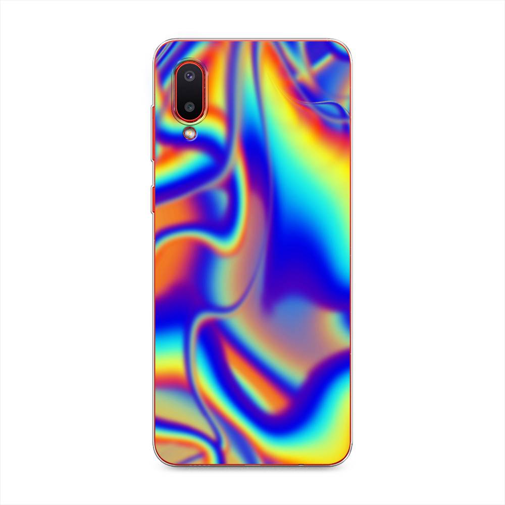 

Чехол на Samsung Galaxy A02 "Яркая голограмма", Разноцветный, 2102550-3