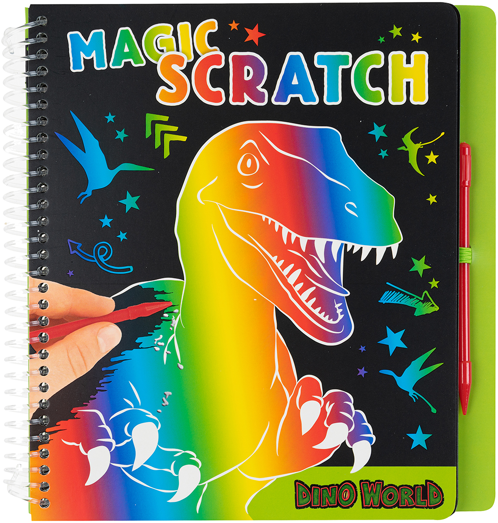 фото Альбом для творчества depesche волшебное царапание dino world magic scratch (0411662)