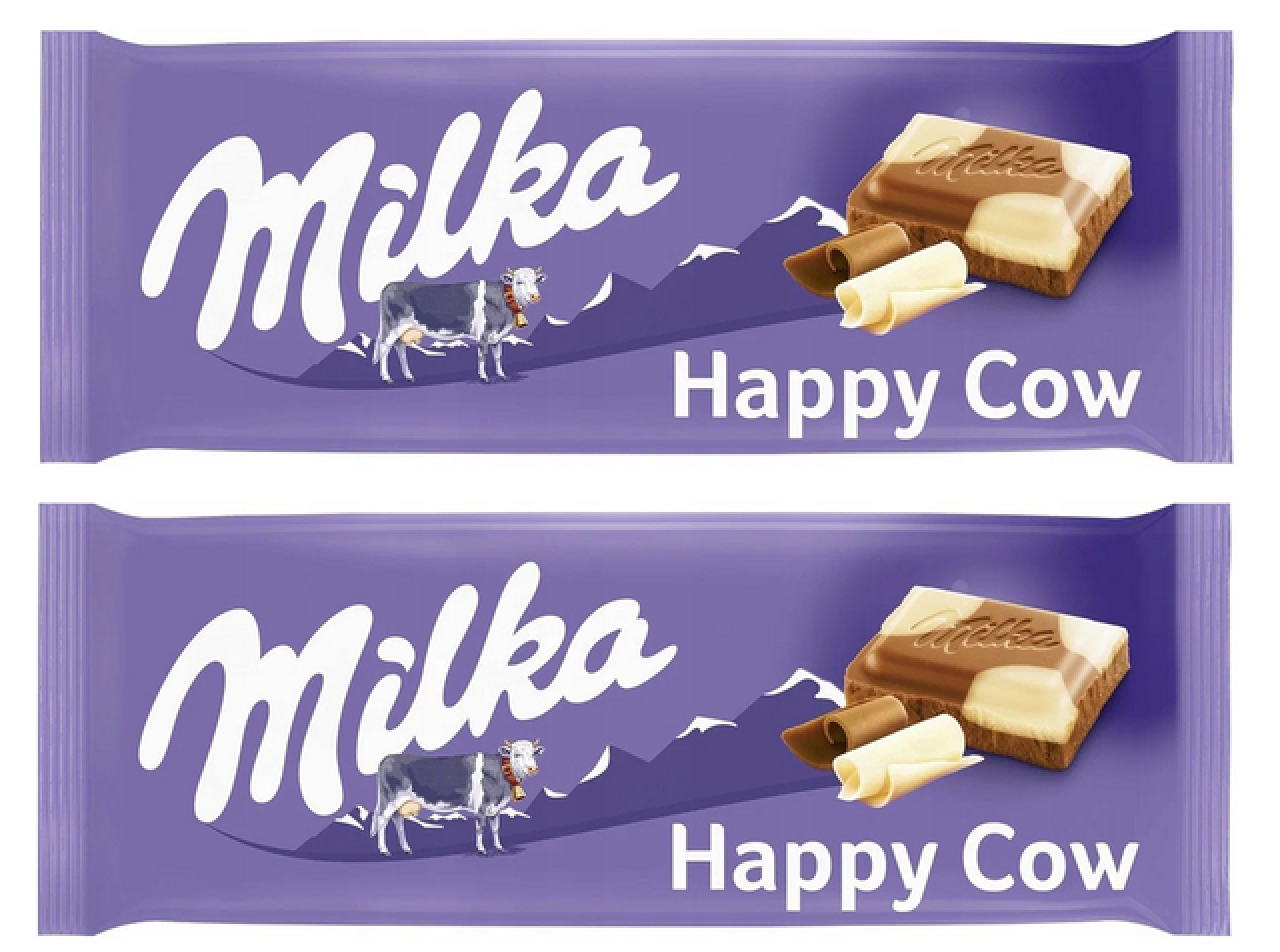 

Шоколад молочный Milka с белым Happy Cows Chocolate, 100 г * 2 шт