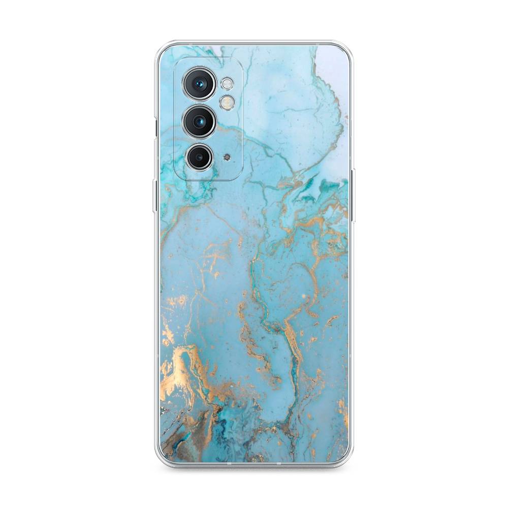

Чехол Awog на OnePlus 9RT / ВанПлас 9RT "Голубой мрамор рисунок", 152050-3