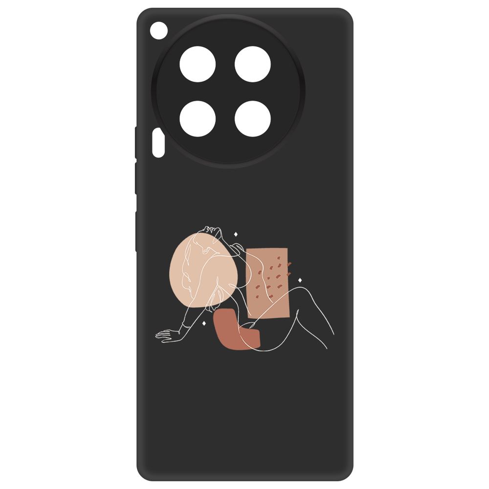 

Чехол-накладка Krutoff Soft Case Чувственность для TECNO Camon 30 черный