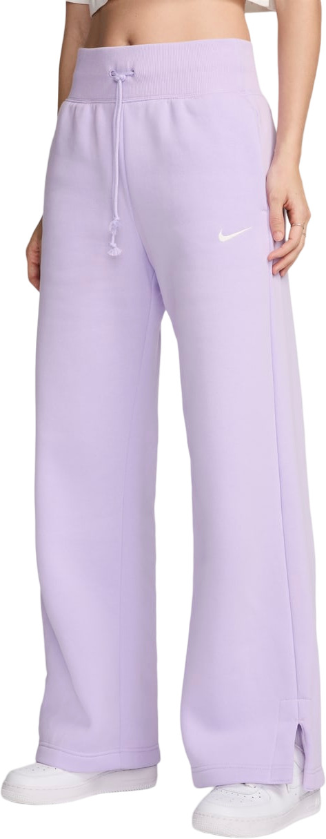 

Спортивные брюки женские Nike W NSW PHNX FLC HR PANT WIDE фиолетовые L, Фиолетовый, W NSW PHNX FLC HR PANT WIDE