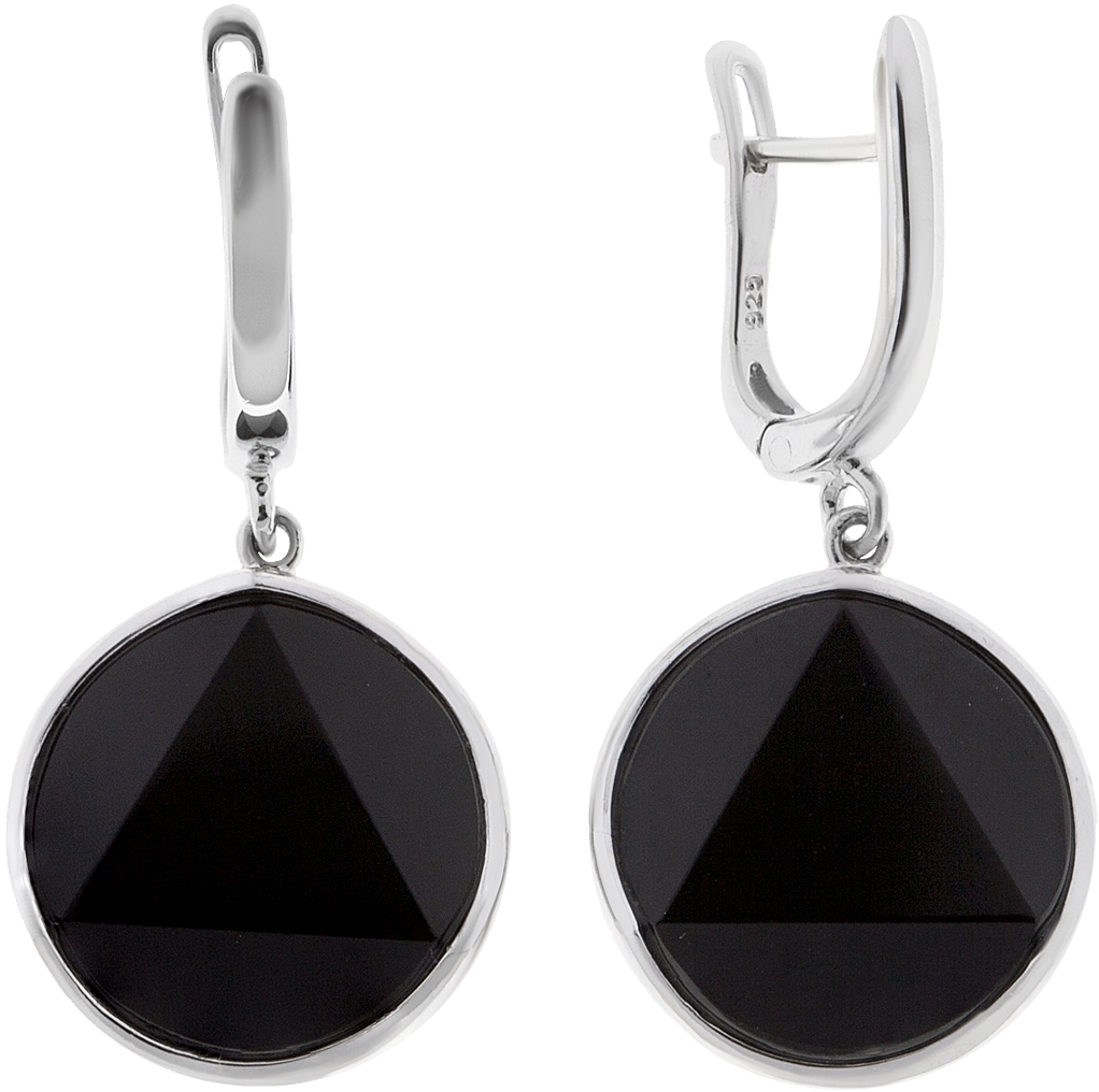 

Серьги из серебра с ониксом Balex Jewellery 2436930201, 2436930201