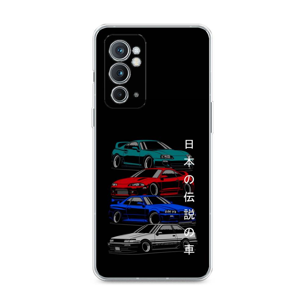 

Чехол Awog на OnePlus 9RT / ВанПлас 9RT "JDM Legend cars", Зеленый;красный;синий, 152050-5
