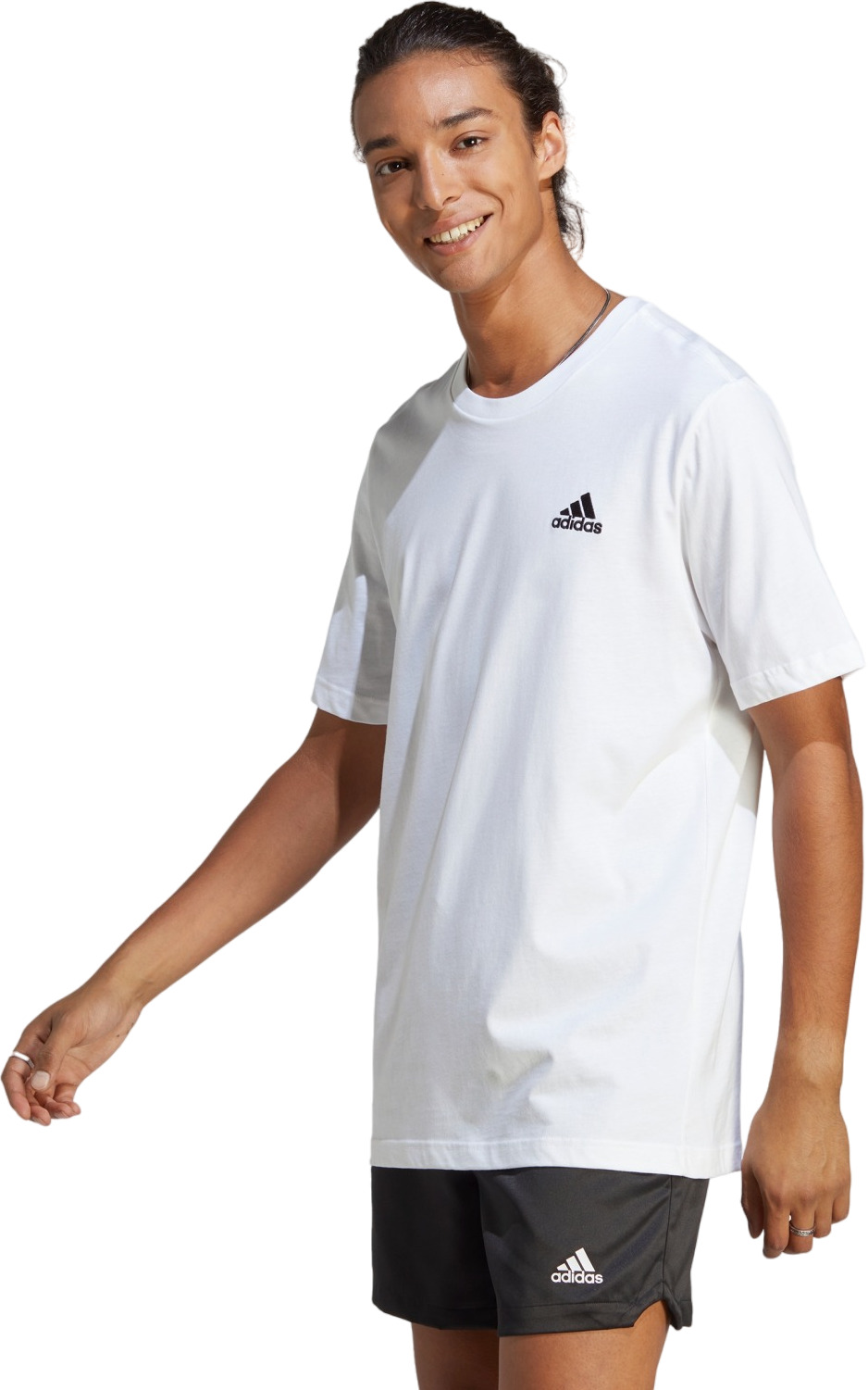 

Футболка мужская Adidas M SL SJ T белая 2XL, Белый, M SL SJ T