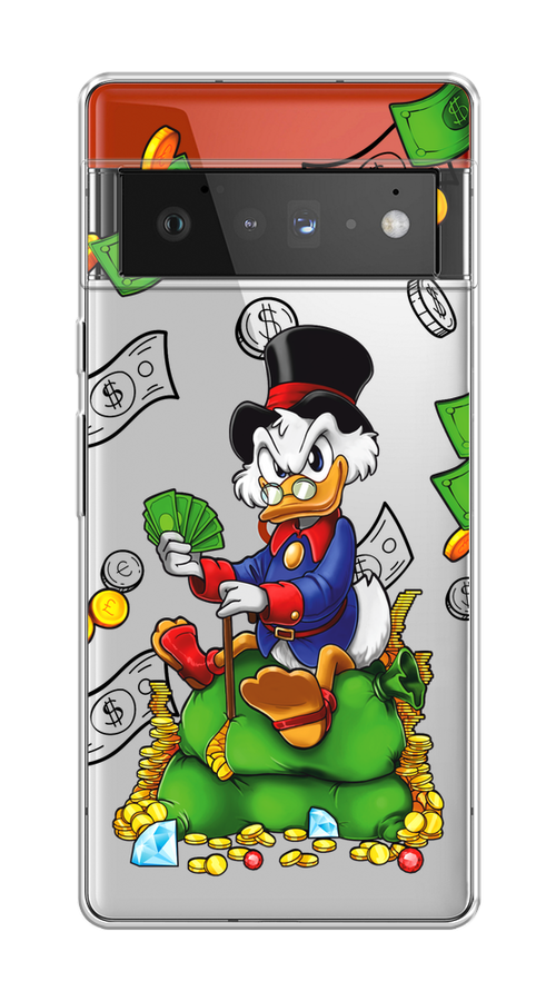 

Чехол на Google Pixel 6 Pro "Scrooge Richness", Черный;синий;зеленый, 270950-1