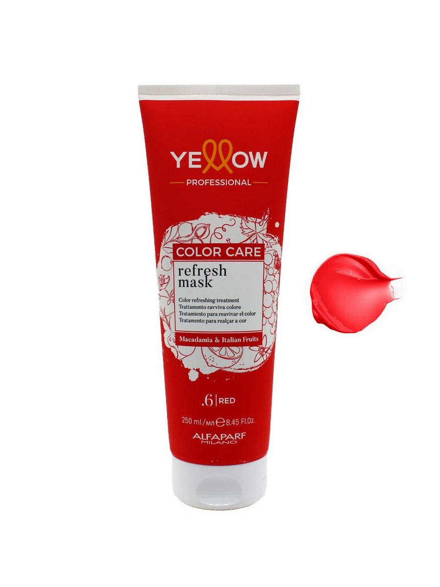 Пигментированная Маска Yellow 6 красный Ye Color Care 6 250 Мл