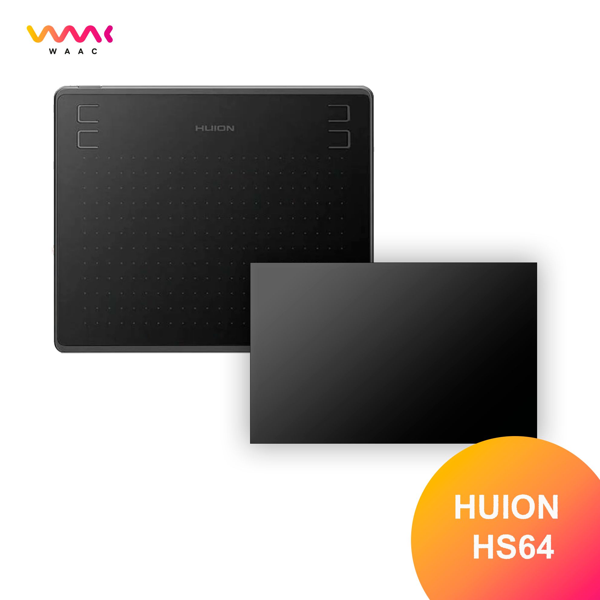 

Защитная пленка для Huion HS64, Черный