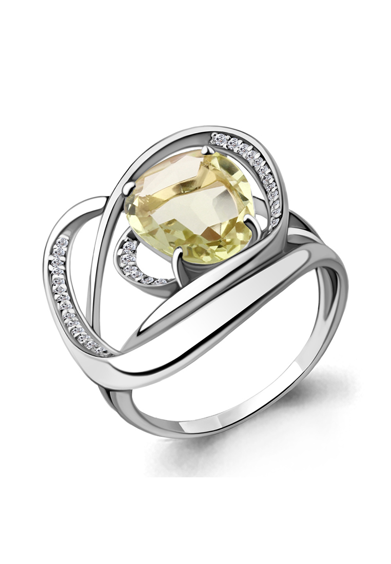 

Кольцо из серебра с кварцем/фианитом р. , Kari Jewelry 6589511А.6, 6589511А.6