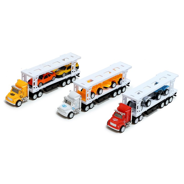 Набор Central Автовоз 9731614 в наборе 3 шт набор грузовиков автоград dino 9682235 3 шт